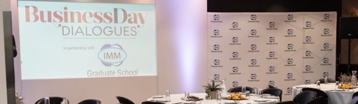 Business Day Dialogues in partnership with IMM Graduate School: Supply Chain – The next frontier