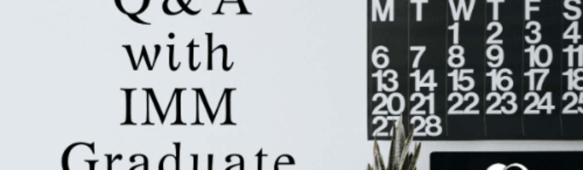 Q & A with IMM Graduate School – Leaders in technology-enabled education