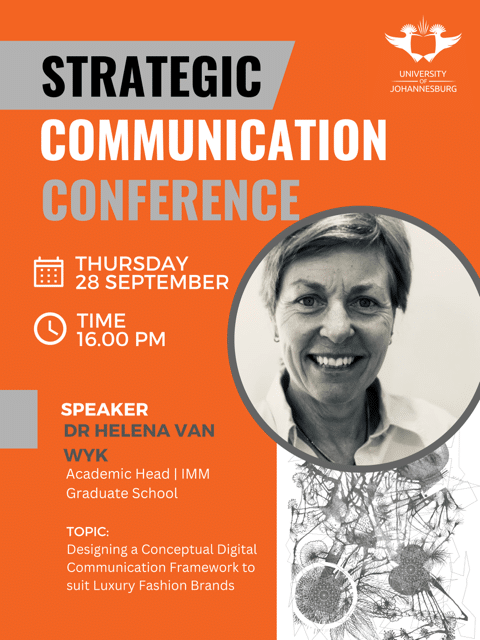UNIVERSITY OF JOHANNESBURG Strategic Communication Conference