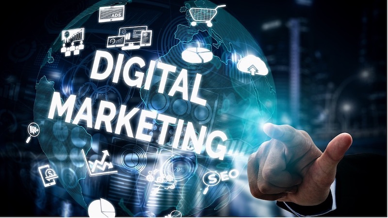 What are the types of digital marketing