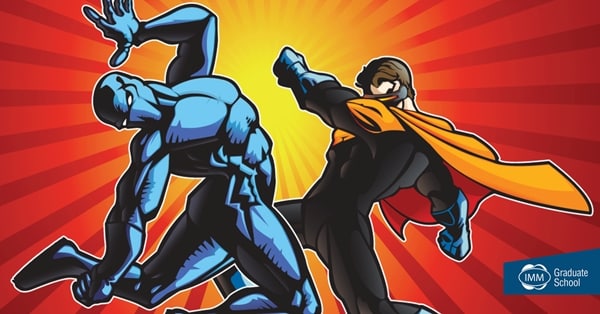 The IMM Graduate School | Super heroes in combat FB web